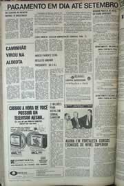 Página do jornal Correio do Ceará de junho de 1971