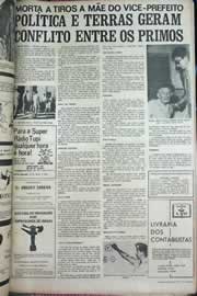 Página do jornal Correio do Ceará de junho de 1971
