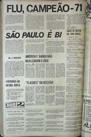 Página do jornal Correio do Ceará de junho de 1971