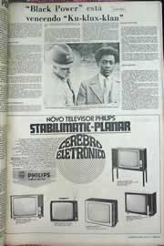 Página do jornal Correio do Ceará de junho de 1971