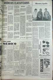 Página do jornal Correio do Ceará de junho de 1971