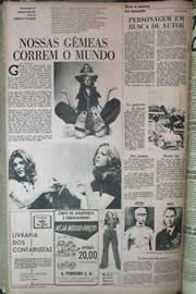 Página do jornal Correio do Ceará de junho de 1971
