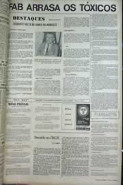Página do jornal Correio do Ceará de junho de 1971