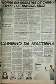Página do jornal Correio do Ceará de julho de 1971