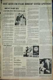 Página do jornal Correio do Ceará de julho de 1971