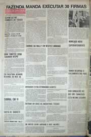 Página do jornal Correio do Ceará de julho de 1971