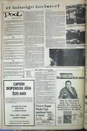 Página do jornal Correio do Ceará de julho de 1971