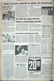 Página do jornal Correio do Ceará de julho de 1971