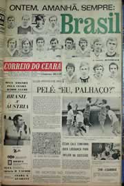 Página do jornal Correio do Ceará de julho de 1971