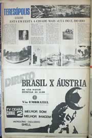 Página do jornal Correio do Ceará de julho de 1971