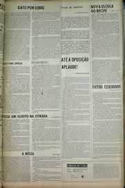 Página do jornal Correio do Ceará de julho de 1971