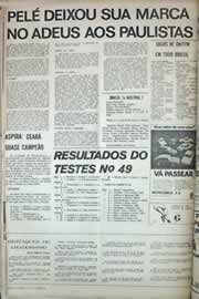 Página do jornal Correio do Ceará de julho de 1971