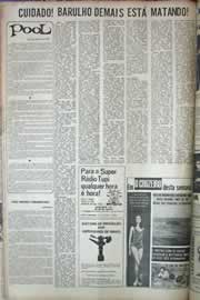 Página do jornal Correio do Ceará de julho de 1971