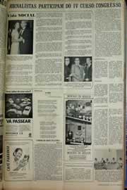 Página do jornal Correio do Ceará de julho de 1971