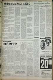 Página do jornal Correio do Ceará de julho de 1971
