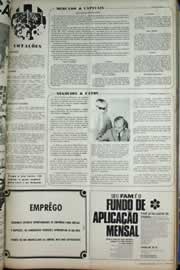 Página do jornal Correio do Ceará de julho de 1971