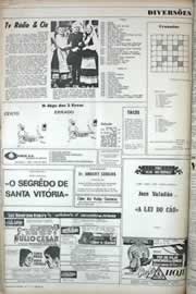 Página do jornal Correio do Ceará de julho de 1971