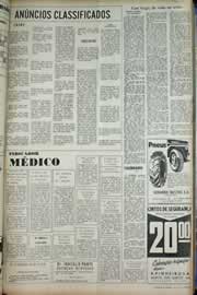 Página do jornal Correio do Ceará de julho de 1971