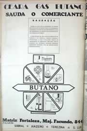 Página do jornal Correio do Ceará de julho de 1971