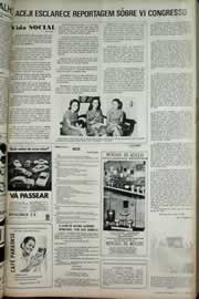 Página do jornal Correio do Ceará de julho de 1971