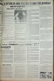 Página do jornal Correio do Ceará de julho de 1971