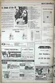 Página do jornal Correio do Ceará de julho de 1971