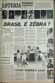 Página do jornal Correio do Ceará de julho de 1971