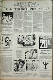 Página do jornal Correio do Ceará de julho de 1971
