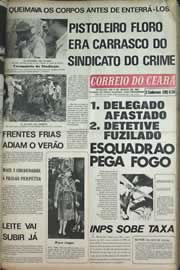 Página do jornal Correio do Ceará de julho de 1971