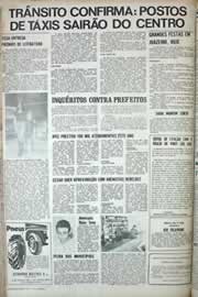 Página do jornal Correio do Ceará de julho de 1971