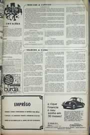 Página do jornal Correio do Ceará de julho de 1971