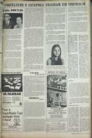 Página do jornal Correio do Ceará de julho de 1971