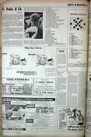 Página do jornal Correio do Ceará de julho de 1971