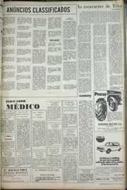 Página do jornal Correio do Ceará de julho de 1971