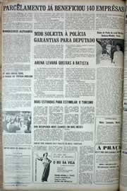 Página do jornal Correio do Ceará de julho de 1971