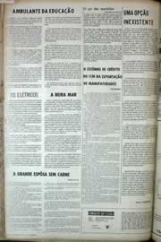 Página do jornal Correio do Ceará de julho de 1971