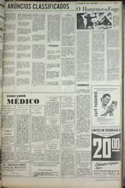 Página do jornal Correio do Ceará de julho de 1971