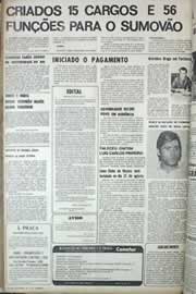 Página do jornal Correio do Ceará de julho de 1971