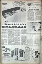 Página do jornal Correio do Ceará de agosto de 1971