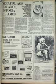 Página do jornal Correio do Ceará de agosto de 1971