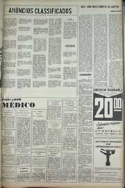 Página do jornal Correio do Ceará de agosto de 1971