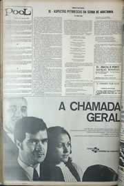 Página do jornal Correio do Ceará de agosto de 1971