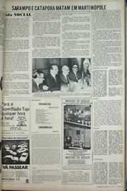 Página do jornal Correio do Ceará de agosto de 1971