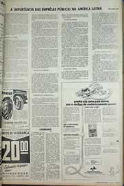Página do jornal Correio do Ceará de agosto de 1971