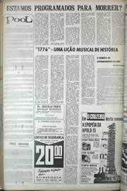 Página do jornal Correio do Ceará de agosto de 1971