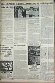 Página do jornal Correio do Ceará de agosto de 1971