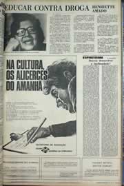 Página do jornal Correio do Ceará de agosto de 1971