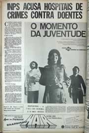 Página do jornal Correio do Ceará de agosto de 1971
