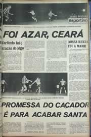Página do jornal Correio do Ceará de agosto de 1971