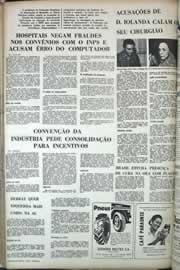 Página do jornal Correio do Ceará de agosto de 1971